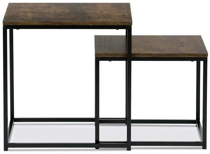 Lerakóasztal 50 × 50 × 52 cm, MDF, öregfa AF-076 OLW