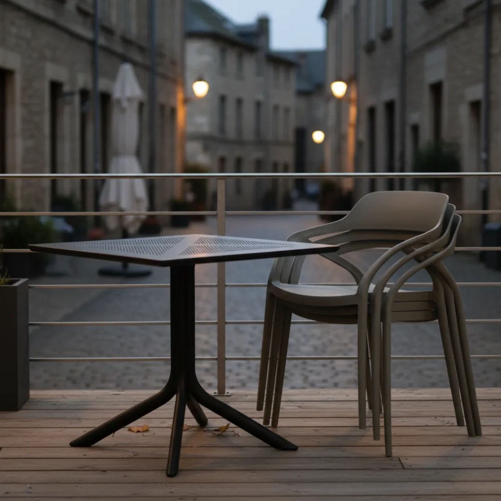 Rakásolható szék, szürke, ALFIO