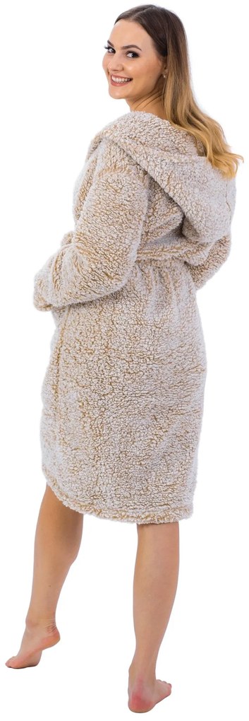 Fürdőköpeny Fluffy beige S/M