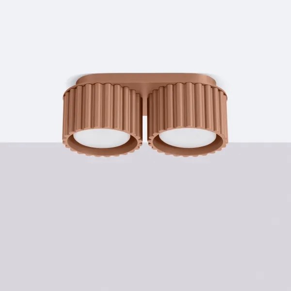 Sollux SL.1808 - AURA barna spotlámpa 2xGX53/10W/230V