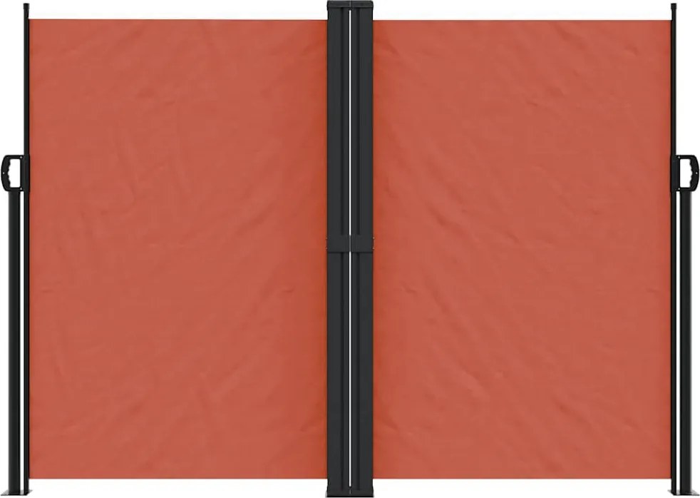 Terrakotta behúzható oldalsó napellenző 180 x 1200 cm