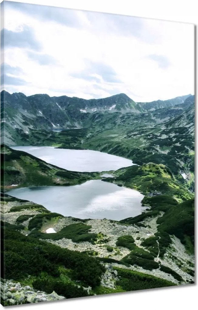 Vászonkép 60x80 Tátra-völgy 5 tó