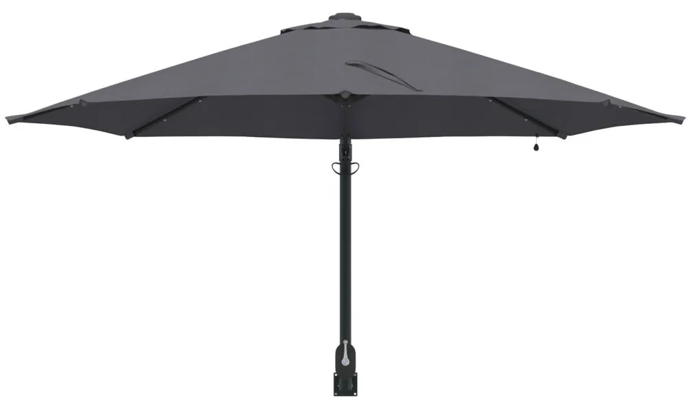 Fali napernyő LED-del Antracit 248 cm