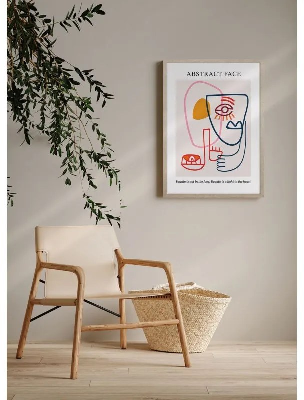 Abstract colorful faces no.2 kép