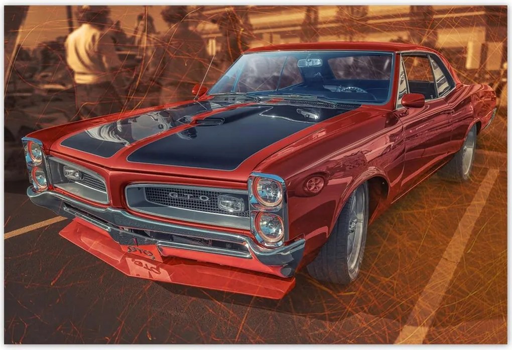 Poszterek 155x105 Pontiac Gto Autó