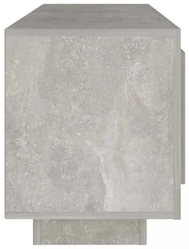 betonszürke szerelt fa TV-szekrény 102x35x45 cm