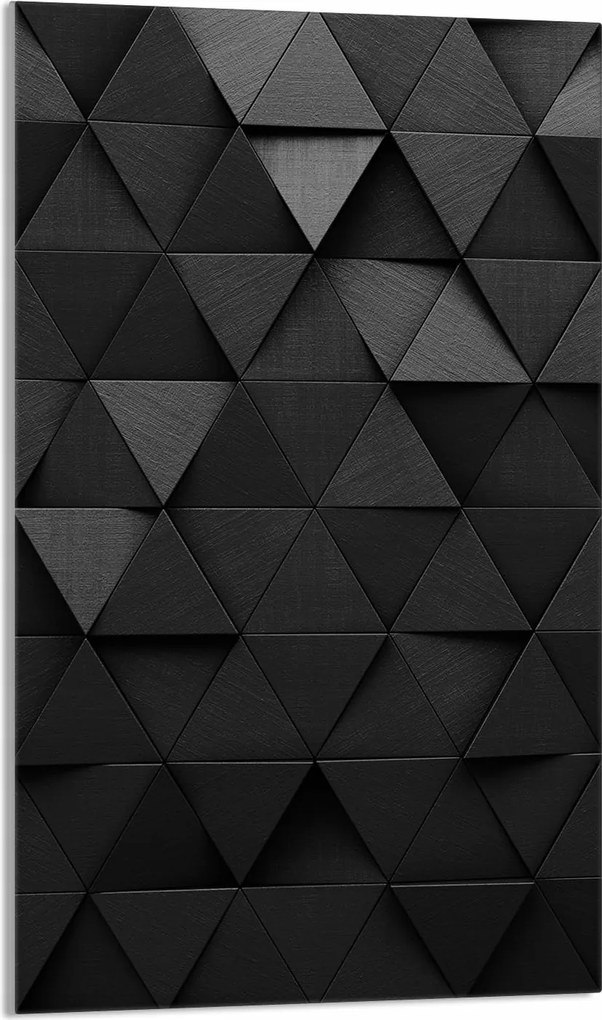 Üveg Vágódeszka 30x52 Fekete Konyhai