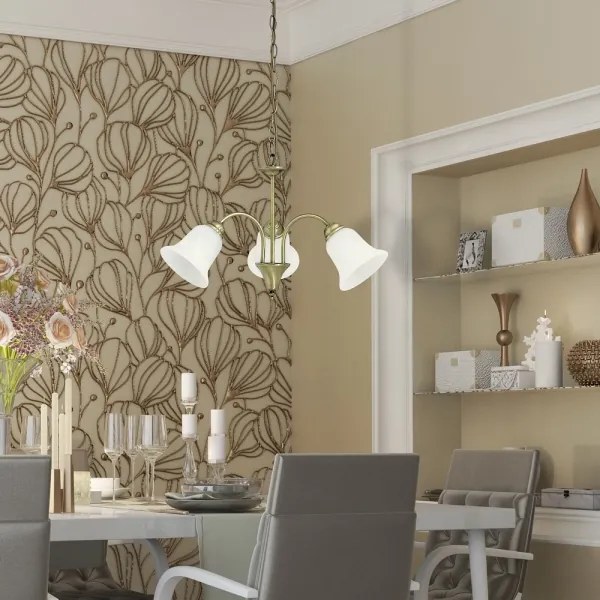 Rabalux 7373 - Csillár láncon FRANCESCA 3xE14/40W/230V