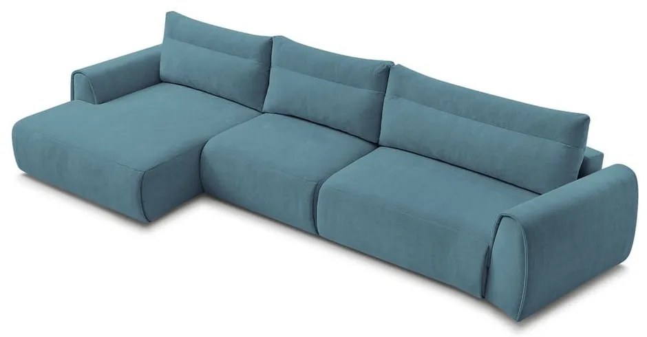 Kék sarokkanapé Aden – Bobochic Paris