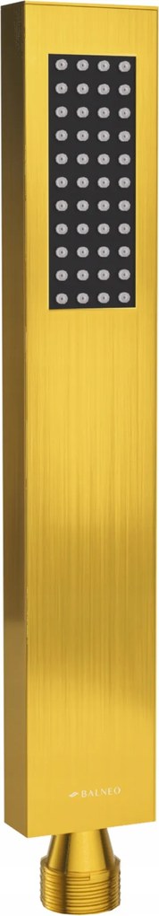 Balneo Zuhanyfej Zuhany Cascade MODEL2 Arany Rozsdamentes Acél Takarékos