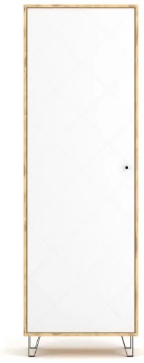 Szekrény Artisan tölgy / fehér matt színkombinációban – BILBAO BL17