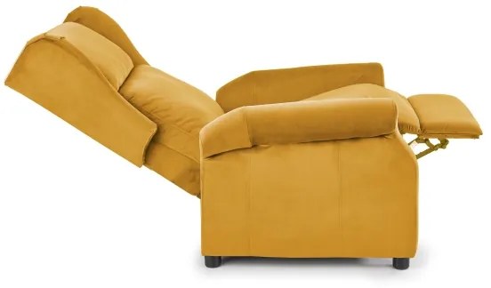 Állítható fotel RELAXA sárga