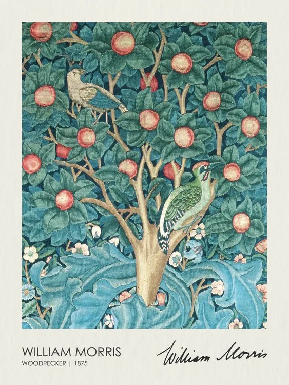 Reprodukció Woodpecker (1875), William Morris