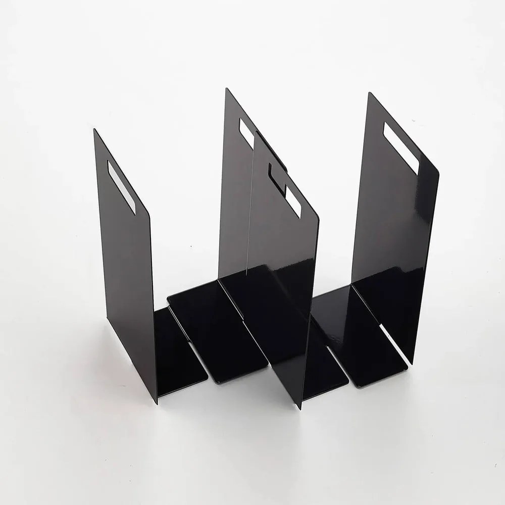 Fekete fém törölközőtartó állvány szett 2 db-os Tower – YAMAZAKI