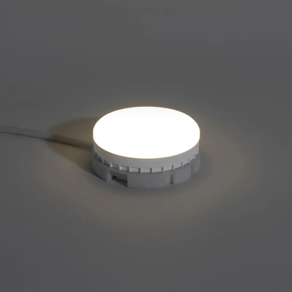 5 darabos GX53 3 lépésben szabályozható LED izzó szett 9W 900 lm 3000K