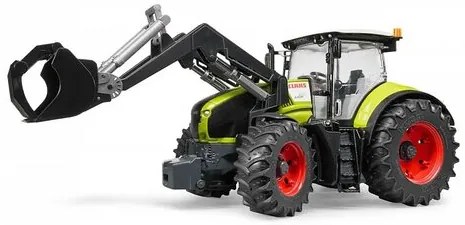 Bruder Traktor Claas Axion elülső rakodóval,44,5 x 18 x 20,5 cm