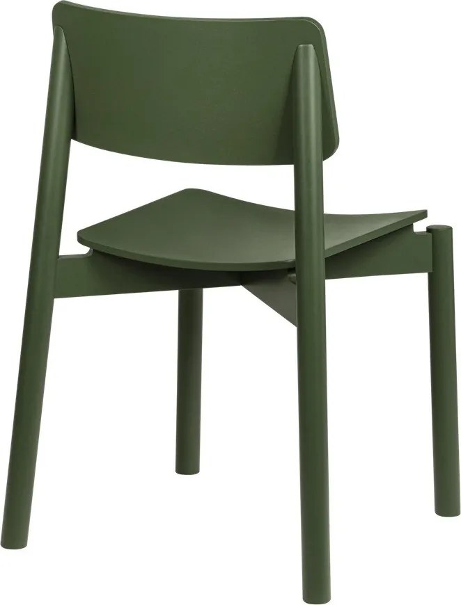 Zöld rakásolható étkezőszék Wem – noo.ma