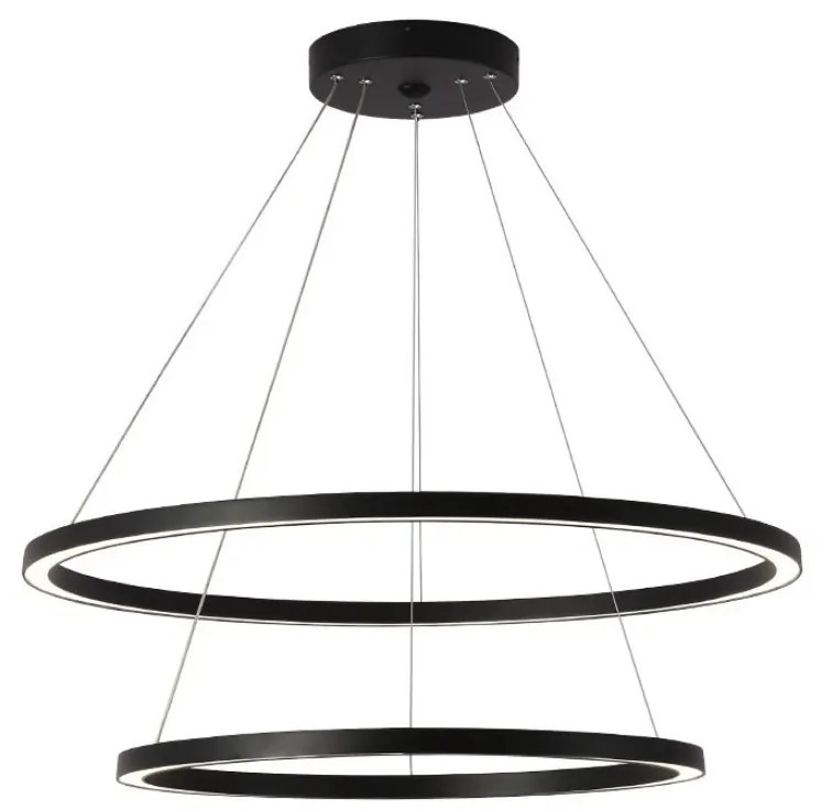 Immax NEO 07158-B80-60 - LED Dimmelhető csillár FINO LED/93W/230V Tuya fekete + távirányító