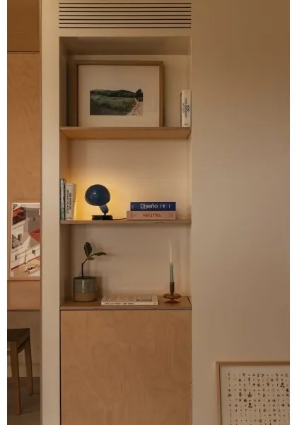 FARO 56102 - Csipeszes asztali lámpa 2in1 BELA 1xE27/15W/230V kék