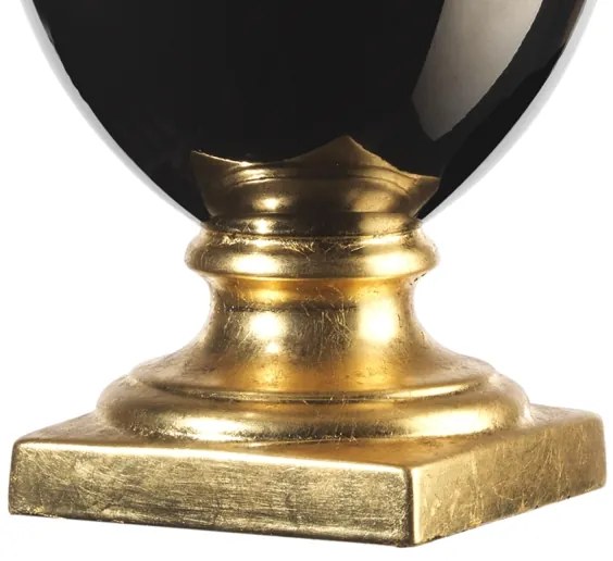 ONLI - Asztali lámpa MOZART 1xE27/22W/230V fekete/arany 67 cm