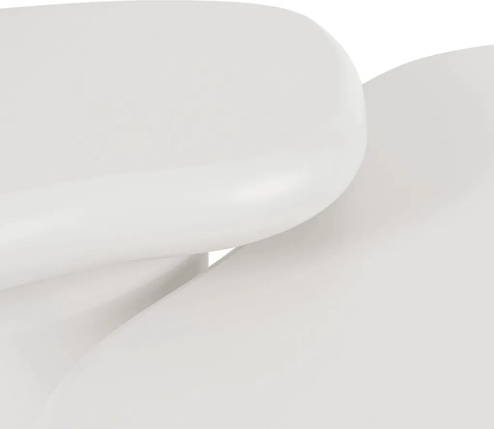 Dohányzóasztal szett fehér színben - ROSALIE