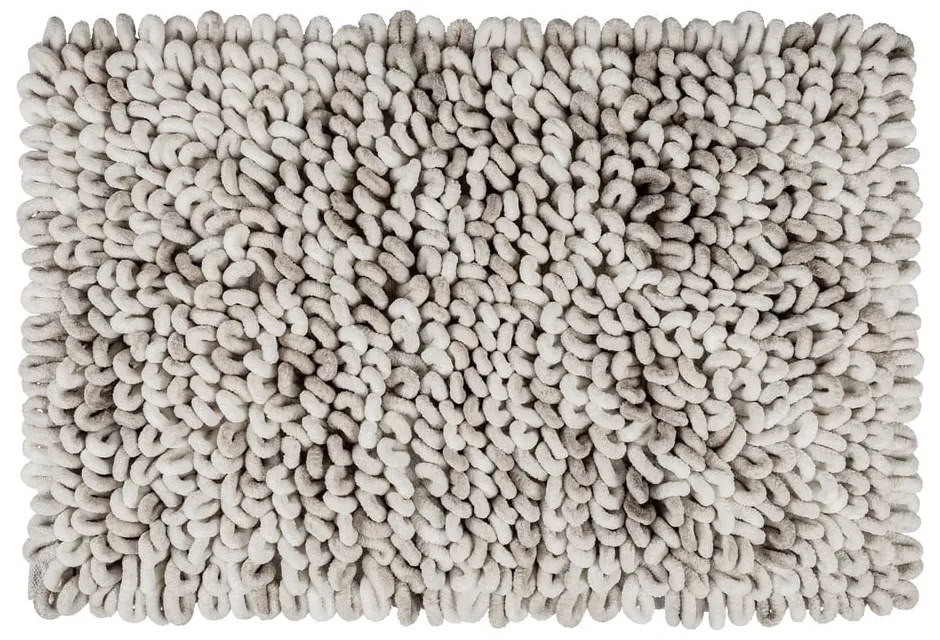 Szürkésbézs textil fürdőszobai kilépő 60x90 cm Lerici – Wenko