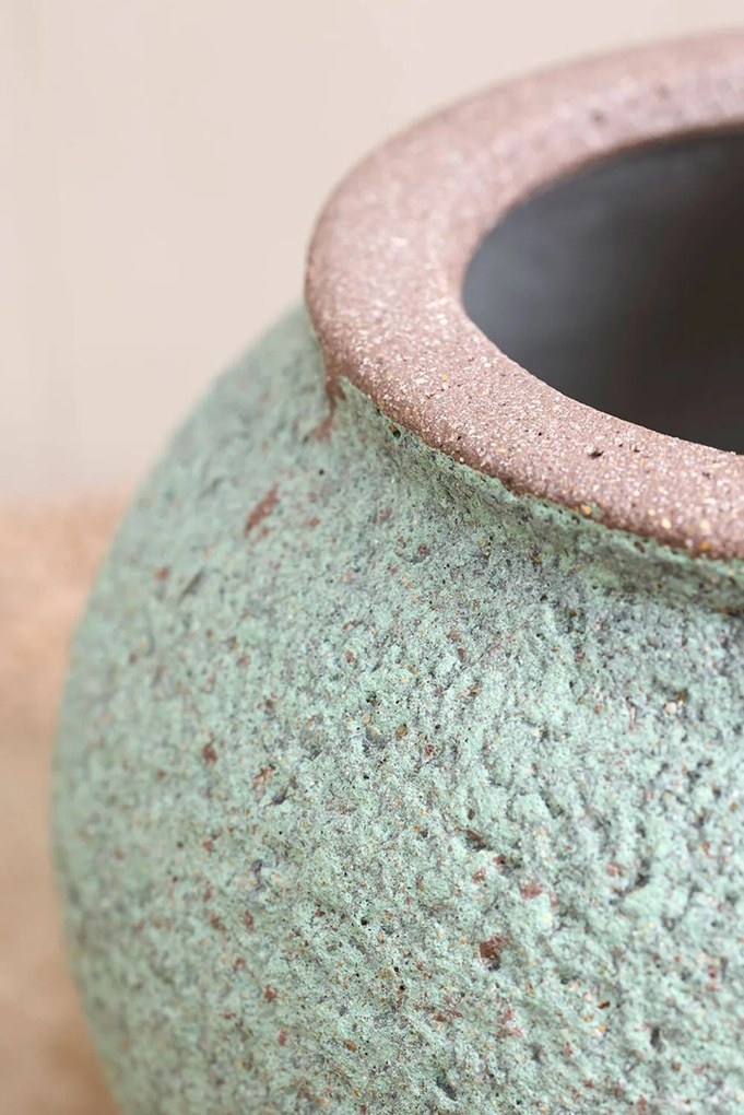 Pottery Pots Zeusz virágcserép, rusztikus zöld színű, több méretben - PotteryPots méret: H - ø 69 cm | m. 58 cm