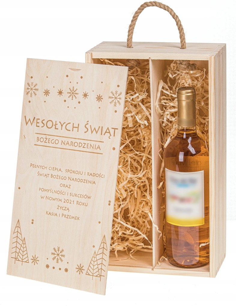 Borosdoboz fa doboz Karácsonyi Ajándék!