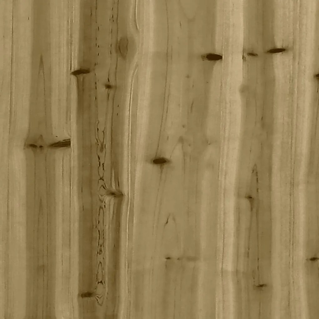 impregnált fenyőfa kerti virágláda 110x40x45,5 cm