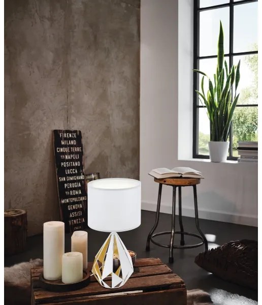 Eglo 43078 - Asztali lámpa CARLTON 1xE27/60W/230V