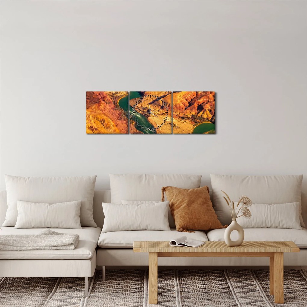 Kép - Grand Canyon (órával) (90x30 cm)
