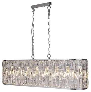 Searchlight 65818-8CC - Láncos csillár BIJOU 8xE14/40W/230V