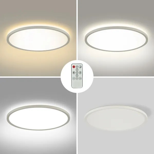 Brilagi - Fényerőszabályozható LED lámpatest ULTRA SLIM LED/24W/230V Ø 42 cm fehér + távirányító
