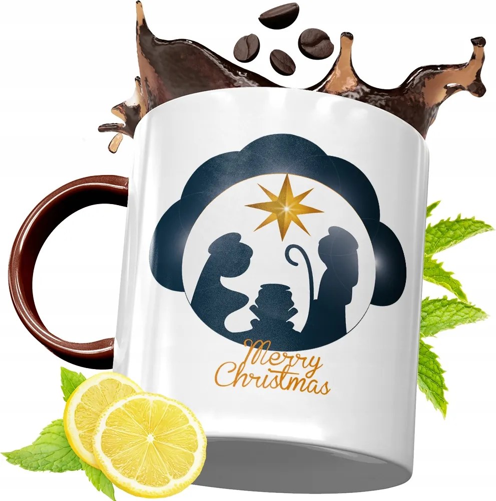 Bordó Karácsonyi Bögre Születésnapi Ajándék fényképes nyomtatással