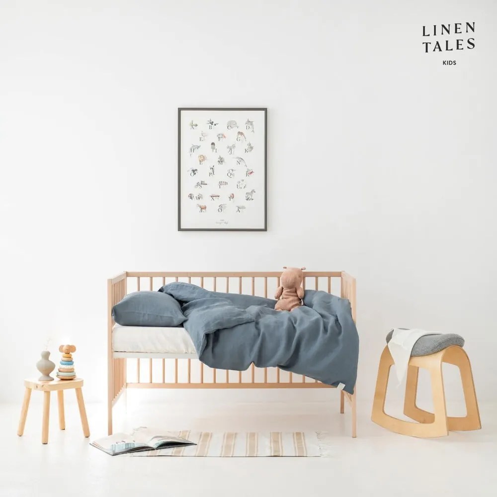 Egyszemélyes len gyerek ágyneműhuzat 140x200 cm – Linen Tales