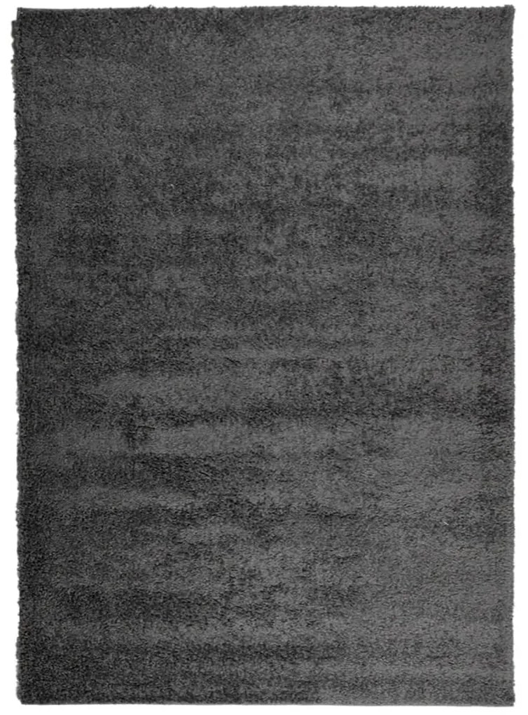 PAMPLONA antracit magas szálú bolyhos modern szőnyeg 200x280 cm