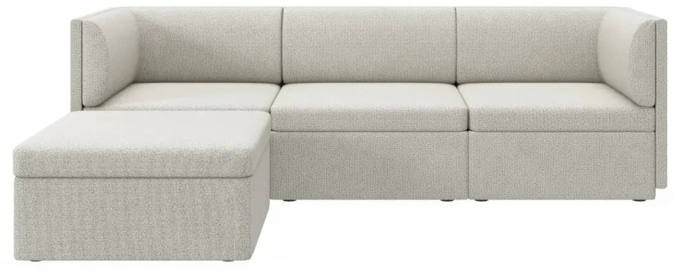 Harriet 3 személyes kanapé puffal