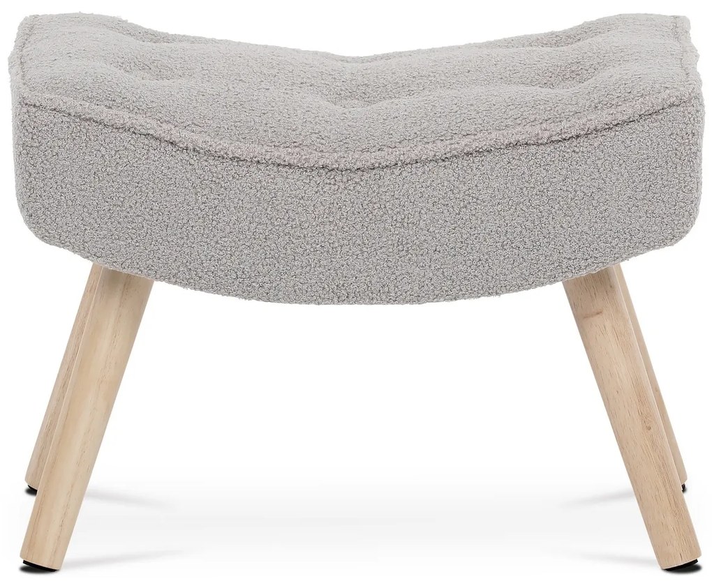 Bouclé GREY2 lábtartó, szürke
