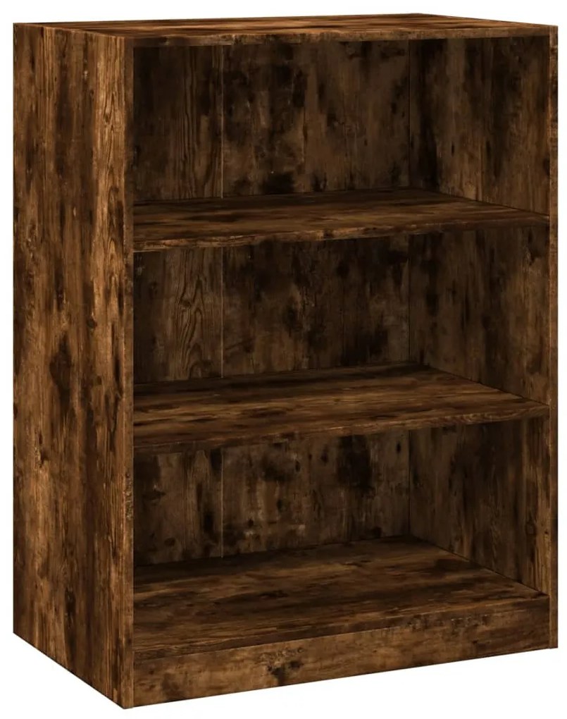 füstös tölgy színű szerelt fa ruhásszekrény 77 x 48 x 102 cm