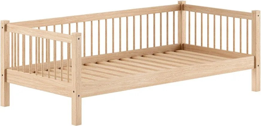 Natúr színű bükkfa gyerekágy ágyráccsal 90x200 cm Forrest – Vipack