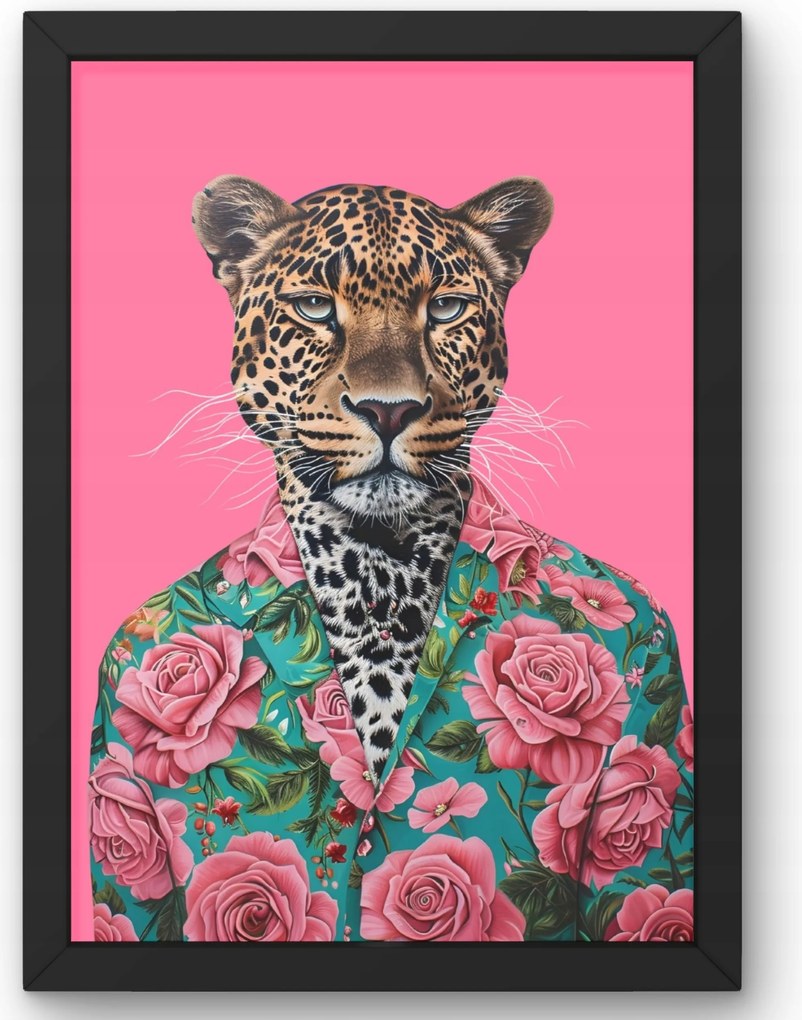 Leopárd poszter a zakóban