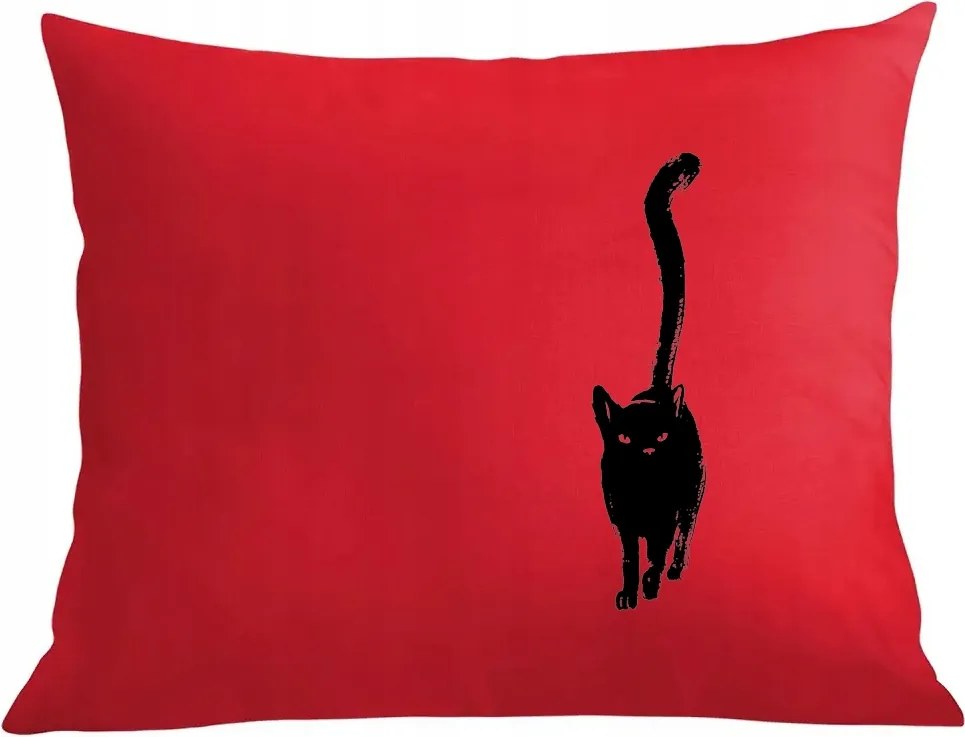 Párna párnahuzat Macska az oldalán