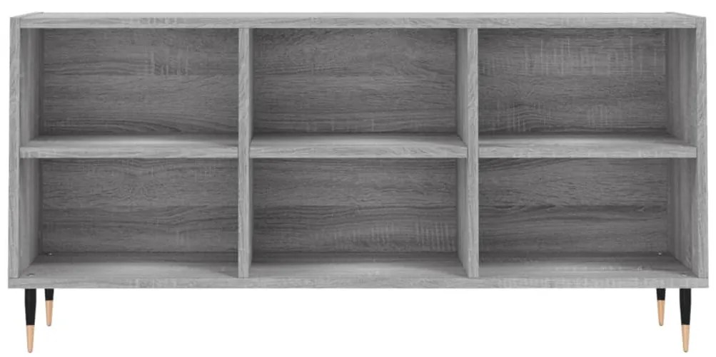 szürke sonoma színű szerelt fa TV-szekrény 103,5x30x50 cm