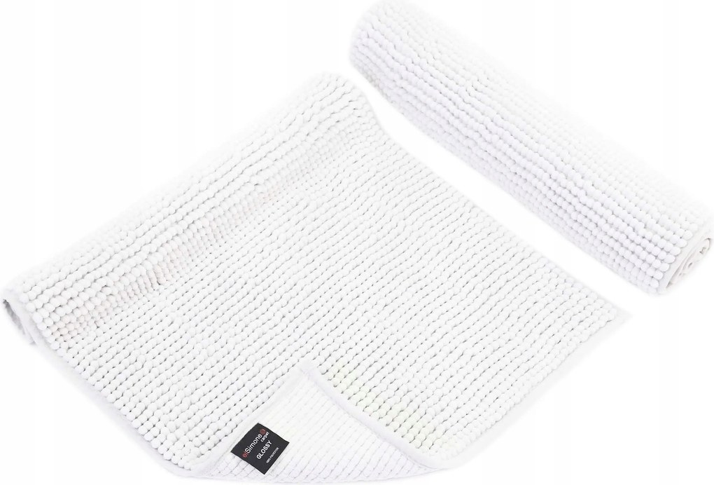 Mosható, Nedvszívó Fürdőszobai Szőnyeg, Fehér, 60x90 cm