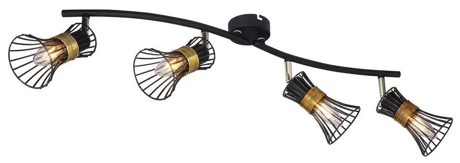 Globo 54814-4 - Spotlámpa PURRA 4xE14/40W/230V