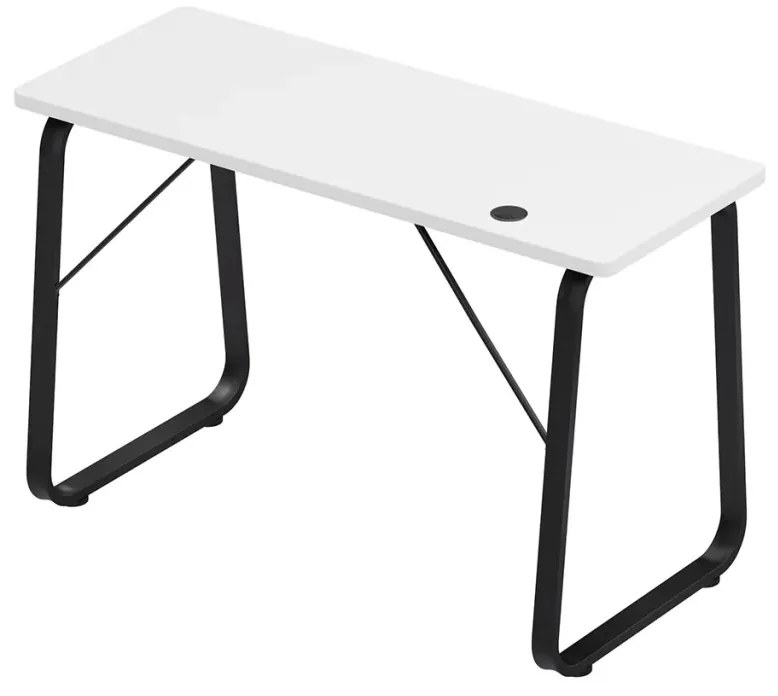 Gamer asztal 120 cm x 48 cm fehér