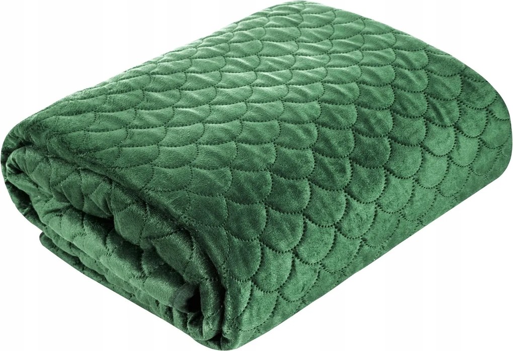 Dekoratív ágytakaró Ariel 230x260 c.zöld