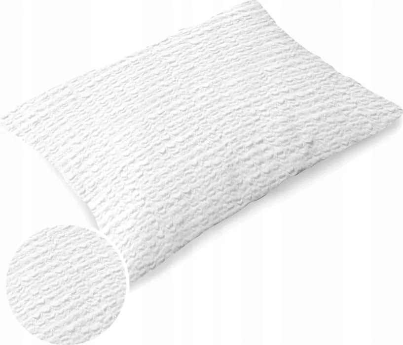 Párnahuzat 50x70cm Fehér Kéreg szállodai párnahuzat Fehér Kéregből, 100% pamut