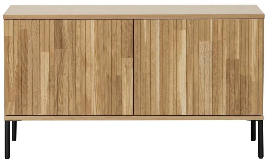 Natúr színű TV-állvány tölgyfa dekorral 100x56x44 cm Gravure – WOOOD