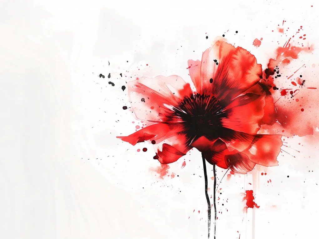 Poszter 20x15cm Folyékony akvarell